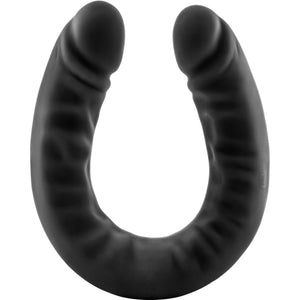 Ruse 18 Inch Silicone Double Headed Dildo by Blush Novelties - Black