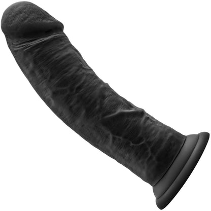 Ruse Jammy Silicone Suction Cup Dildo by Blush Novelties - Black