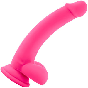 Ruse D Thang Silicone Suction Cup Dildo by Blush Novelties - Hot Pink