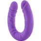 Ruse 18 inch Silicone Slim Double Dong by Blush Novelties - Purple