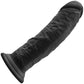 Ruse Jammy Silicone Suction Cup Dildo by Blush Novelties - Black