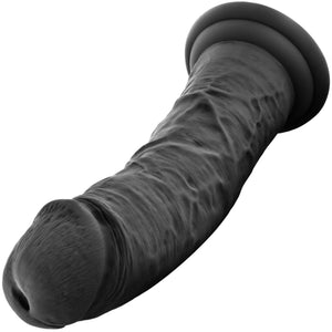 Ruse Jammy Silicone Suction Cup Dildo by Blush Novelties - Black