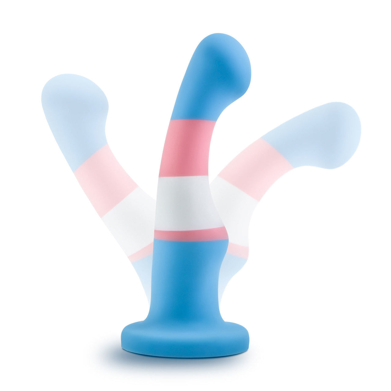 Avant Pride P2 True Blue Silicone Dildo With Suction Cup Base By Blush