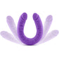 Ruse 18 inch Silicone Slim Double Dong by Blush Novelties - Purple