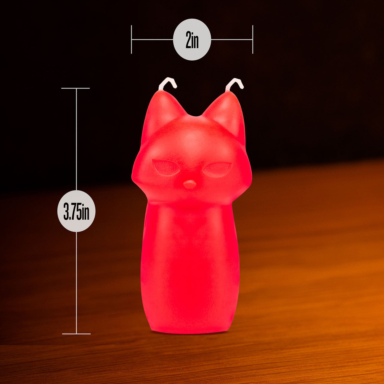 Temptasia Fox Drip Candle - Red