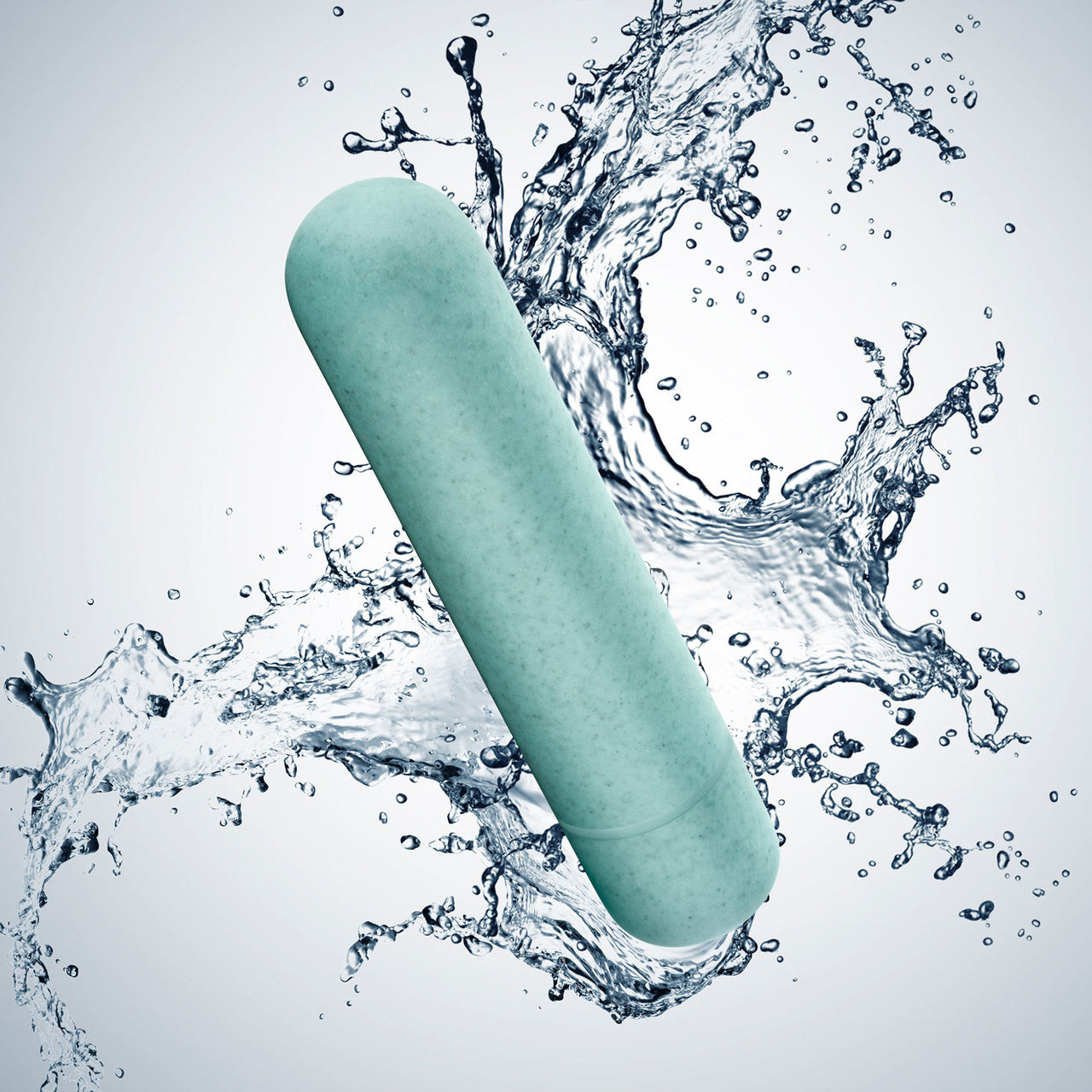 Gaia Eco Bullet Biodegradable & Recyclable Mini Vibrator By Blush Novelties - Aqua