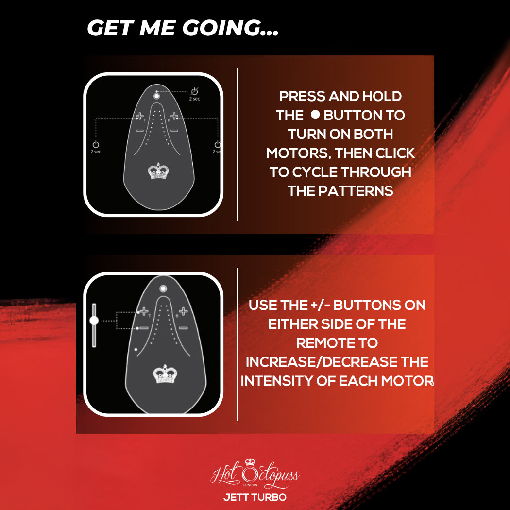 JETT TURBO - The Edging Master, Hands-Free Orgasms for Penis Owners By Hot Octopuss - Directions