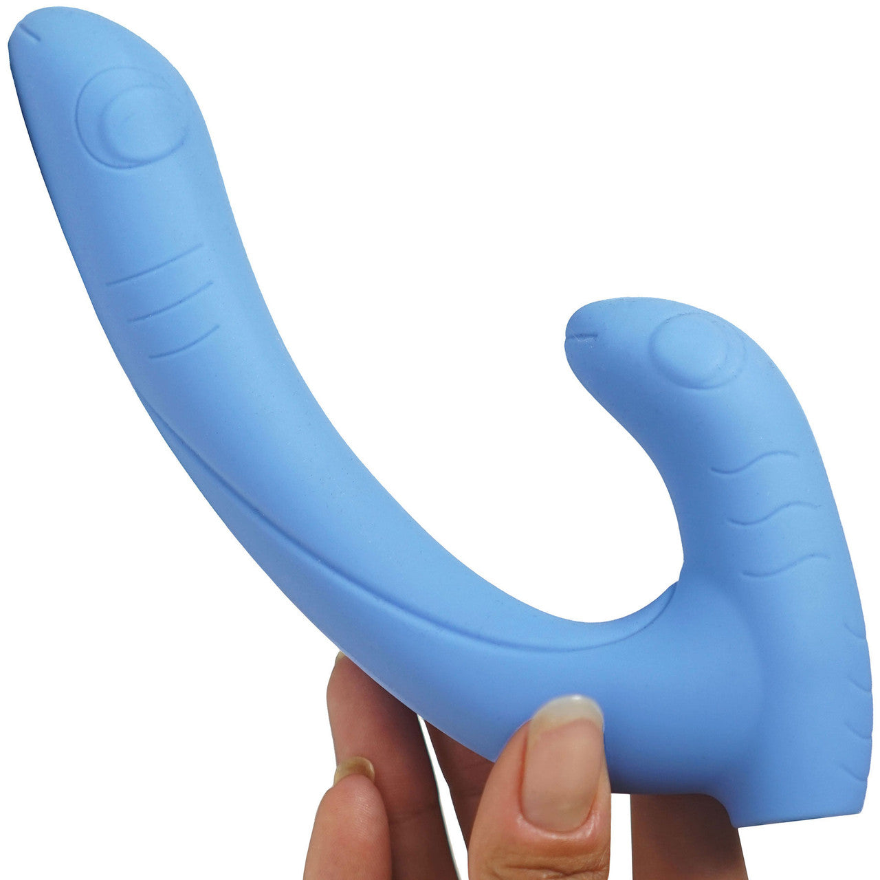 Jix Silicone Waterproof Dual Stimulation Vibrator By Cute Little Fuckers - Periwinkle