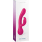 JimmyJane Ruby Rabbit Flexible Rechargeable Silicone Rabbit Vibrator - Pink