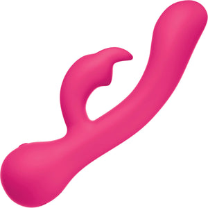 JimmyJane Ruby Rabbit Flexible Rechargeable Silicone Rabbit Vibrator - Pink