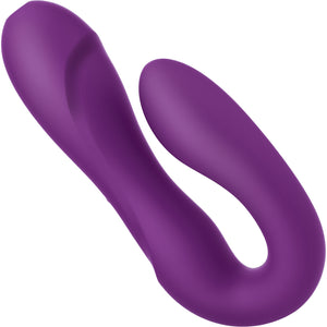 JimmyJane Reflexx Rabbit 1 Flexible Warming Rechargeable Silicone Dual Stimulation Vibrator - Purple