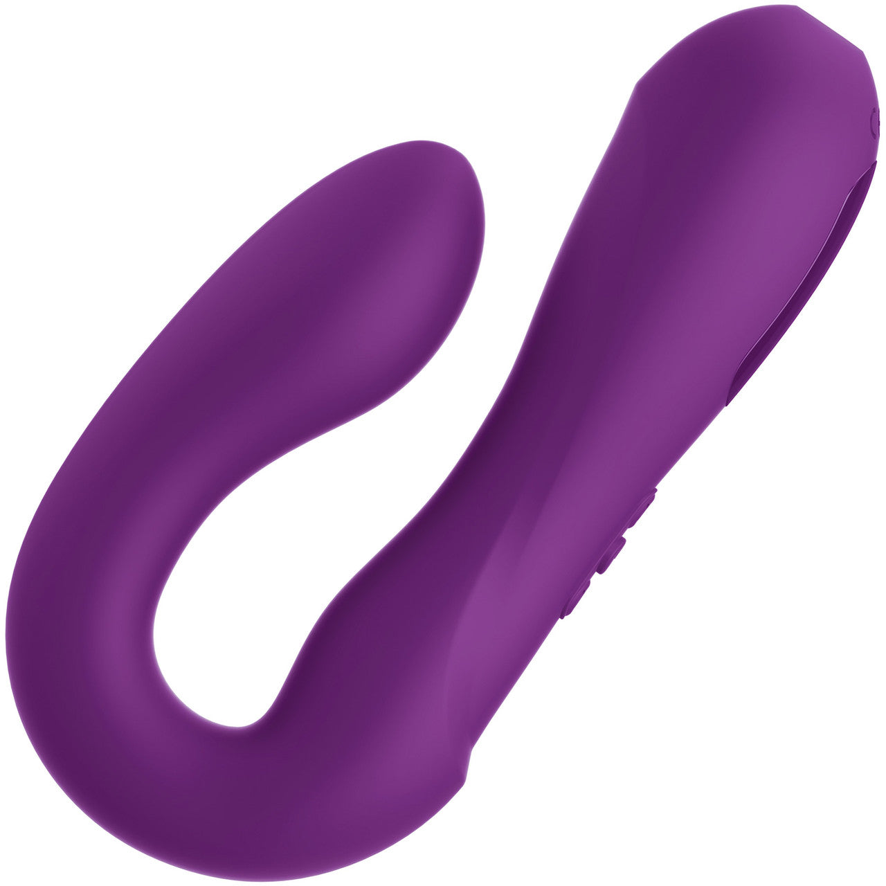 JimmyJane Reflexx Rabbit 1 Flexible Warming Rechargeable Silicone Dual Stimulation Vibrator - Purple