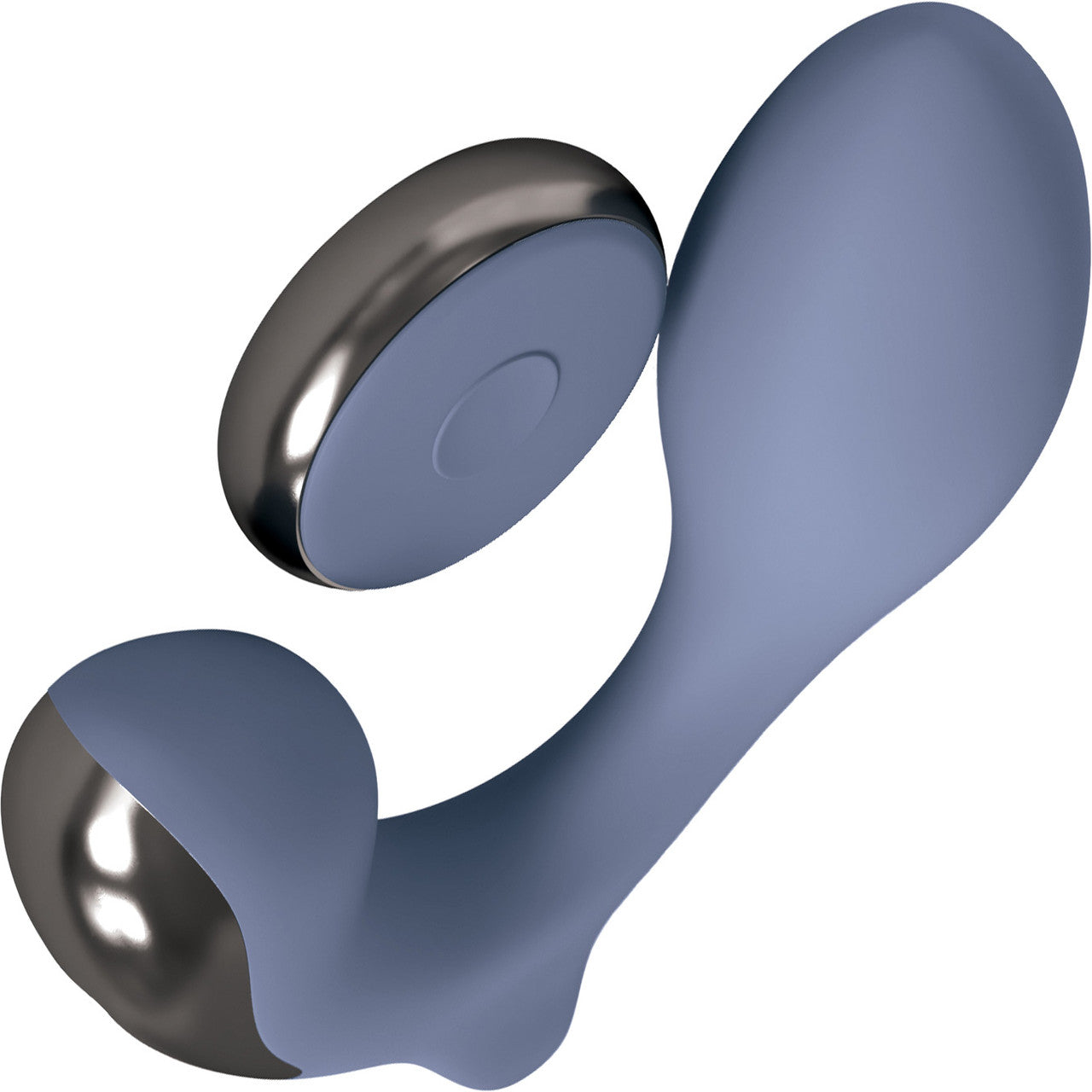 JimmyJane Neptune 2 Flexible Rechargeable Waterproof Silicone Prostate Massager - Blue