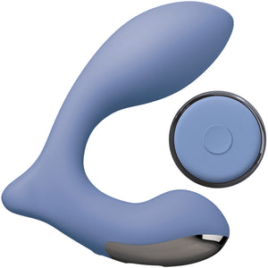 JimmyJane Neptune 2 Flexible Rechargeable Waterproof Silicone Prostate Massager - Blue