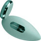 JimmyJane Ascend 3 Rechargeable Silicone Waterproof Vibrating Massager With Remote - Teal