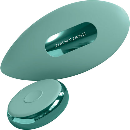 JimmyJane Ascend 3 Rechargeable Silicone Waterproof Vibrating Massager With Remote - Teal