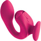 JimmyJane Dual Gripp Waterproof Rechargeable Silicone Dual Stimulation Vibrator - Pink