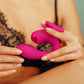 JimmyJane Dual Gripp Waterproof Rechargeable Silicone Dual Stimulation Vibrator - Pink