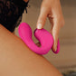 JimmyJane Dual Gripp Waterproof Rechargeable Silicone Dual Stimulation Vibrator - Pink