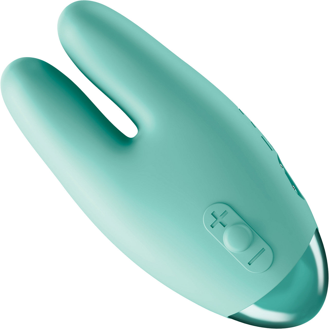 JimmyJane Form 2 Gripp Waterproof Rechargeable Silicone Clitoral Vibrator With Finger Grip - Teal