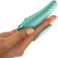 JimmyJane Form 2 Gripp Waterproof Rechargeable Silicone Clitoral Vibrator With Finger Grip - Teal