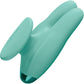 JimmyJane Form 2 Gripp Waterproof Rechargeable Silicone Clitoral Vibrator With Finger Grip - Teal