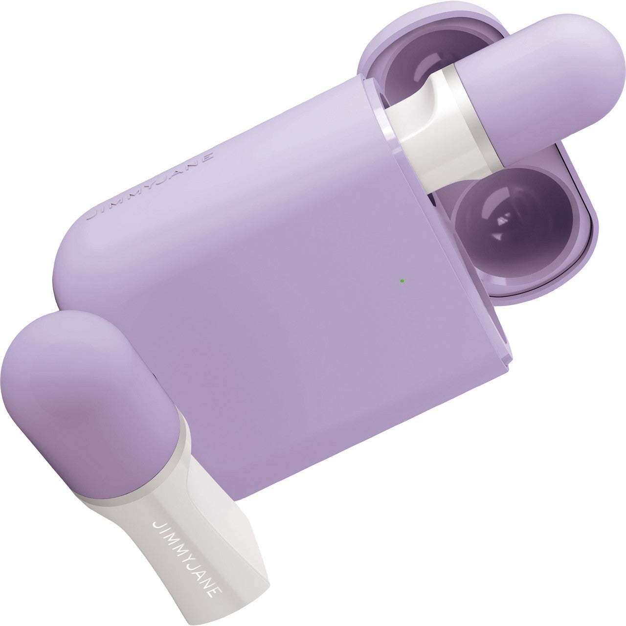 JimmyJane Hello Touch Pro Vibrating Travel Massagers With Charging Case - Lavender & White