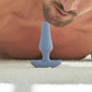 JimmyJane Dia Rechargeable Silicone Waterproof Vibrating Anal Plug With Remote - Blue