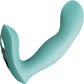 JimmyJane Pulsus G-Spot Rechargeable Silicone Dual Stimulation Vibrator With Remote - Teal