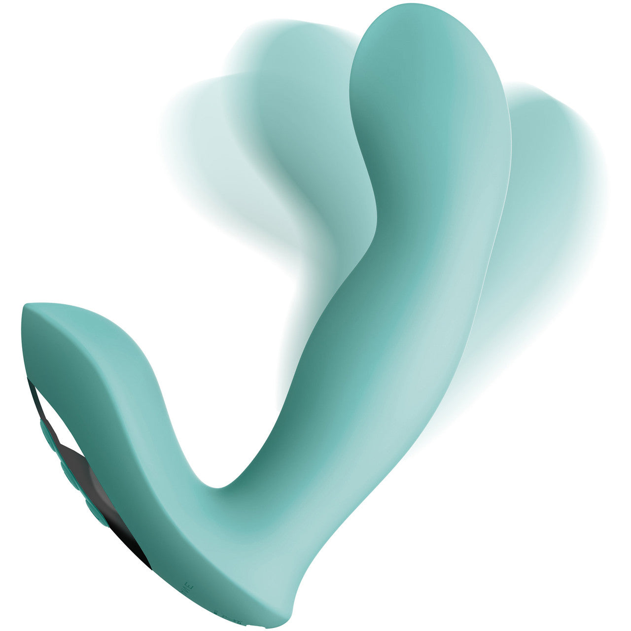 JimmyJane Pulsus G-Spot Rechargeable Silicone Dual Stimulation Vibrator With Remote - Teal