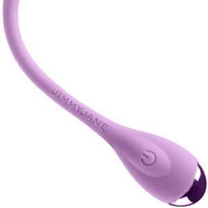 JimmyJane Form 2 Kegel Trainer Waterproof Rechargeable Silicone Vibrator With Remote - Purple