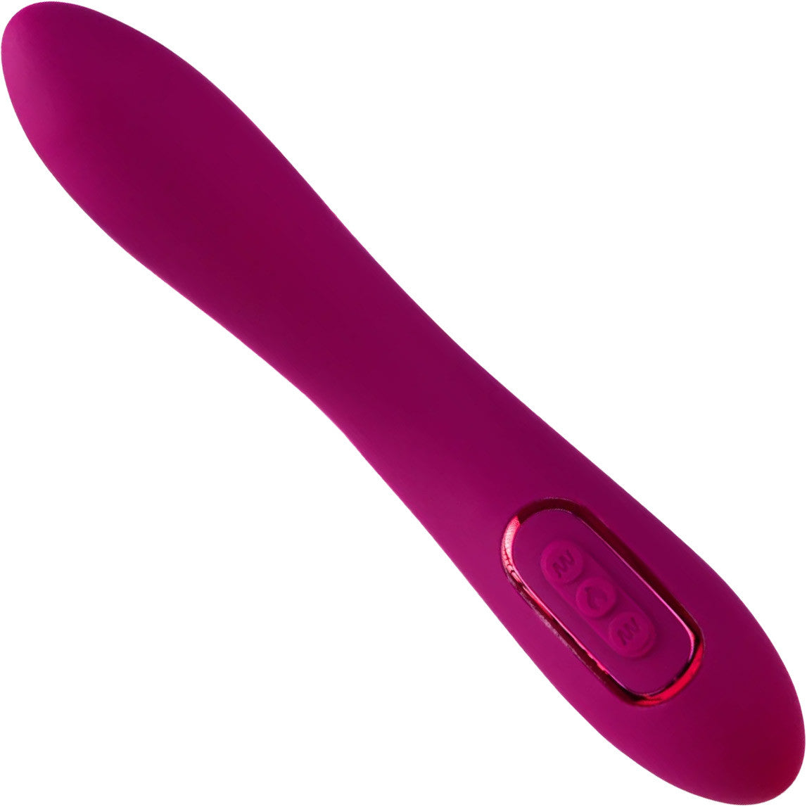 JimmyJane Solis Form 6 Rechargeable Waterproof Silicone G-Spot Vibrator - Fuchsia