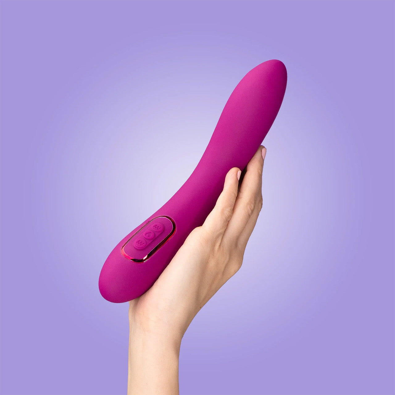 JimmyJane Solis Form 6 Rechargeable Waterproof Silicone G-Spot Vibrator - Fuchsia