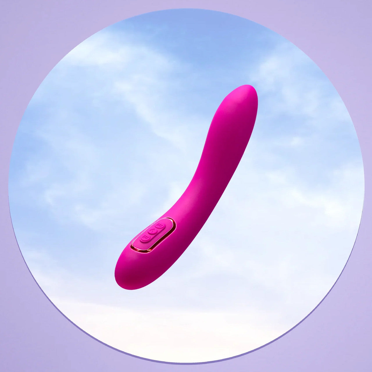 JimmyJane Solis Form 6 Rechargeable Waterproof Silicone G-Spot Vibrator - Fuchsia