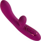 JimmyJane Solis Rabbit Rechargeable Waterproof Silicone Rabbit Vibrator - Fuchsia