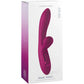 JimmyJane Solis Rabbit Rechargeable Waterproof Silicone Rabbit Vibrator - Fuchsia