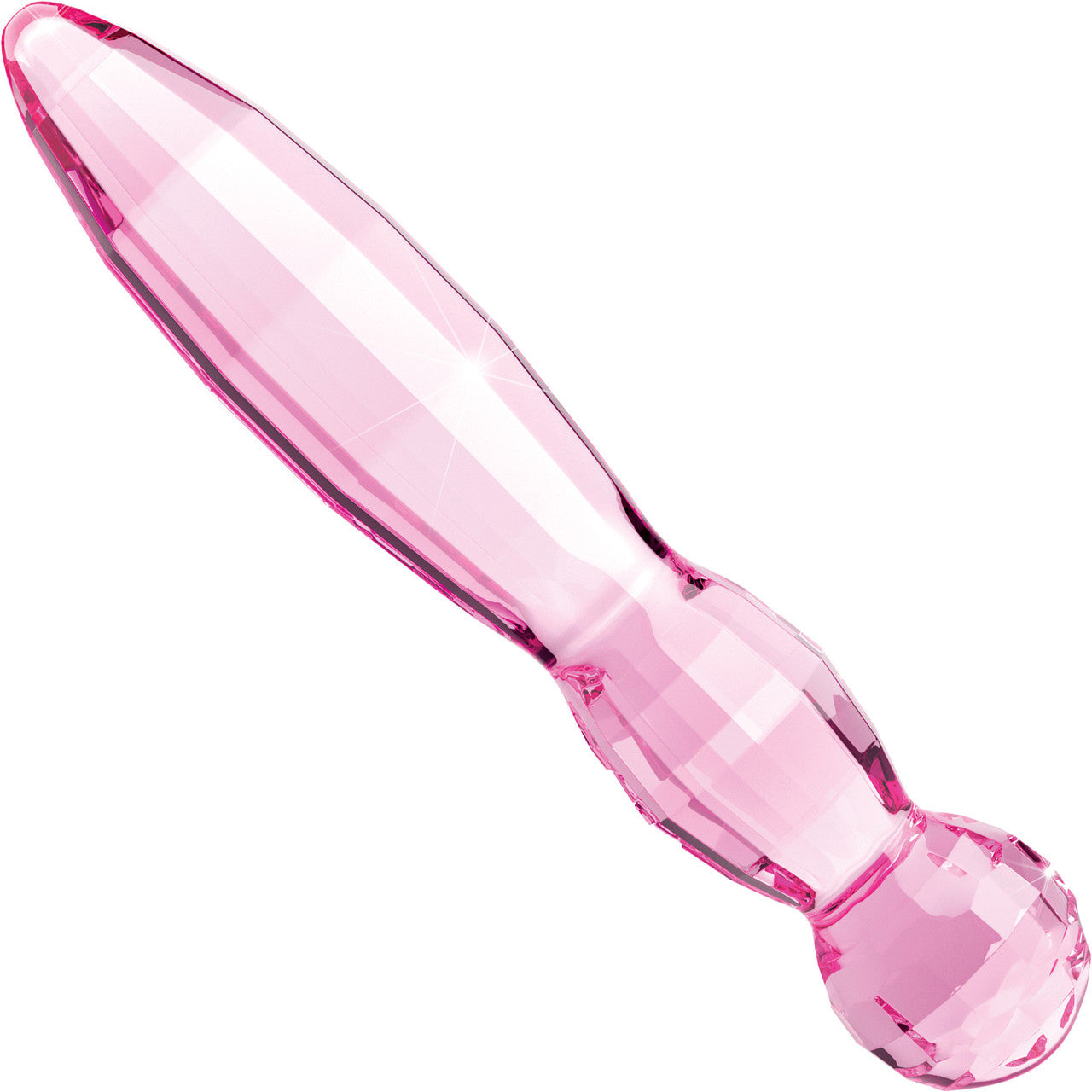 JimmyJane Dillenia Cissus 7.7" Glass Dildo - Pink