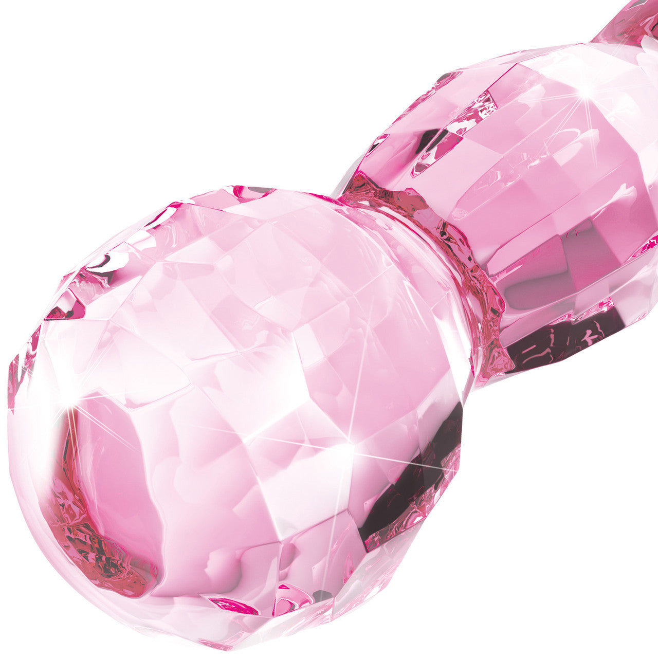 JimmyJane Dillenia Cissus 7.7" Glass Dildo - Pink