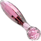 JimmyJane Dillenia Vetro 6.4" Glass Wand Dildo - Pink