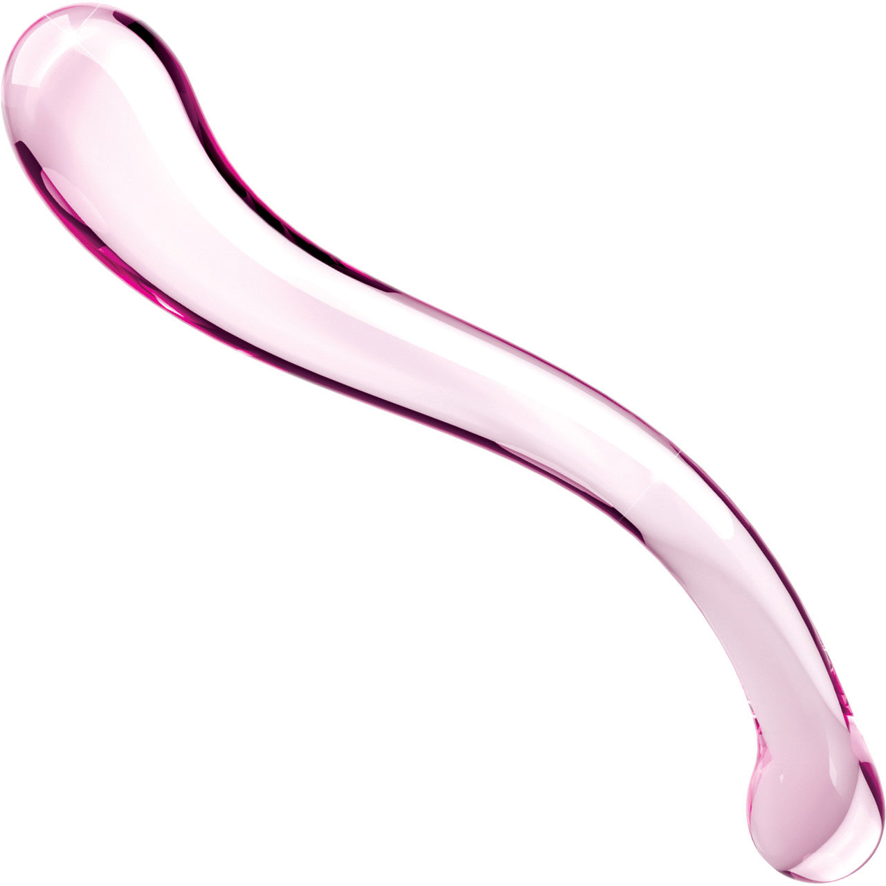 JimmyJane Dillenia Gama 9.7" Glass G-Spot Dildo - Pink