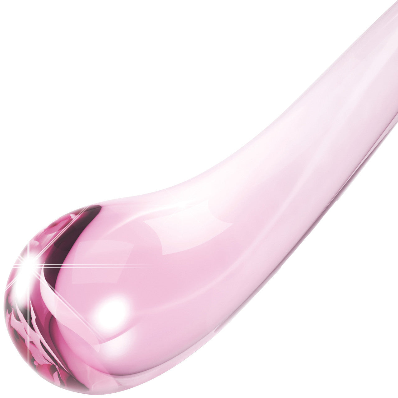 JimmyJane Dillenia Gama 9.7" Glass G-Spot Dildo - Pink