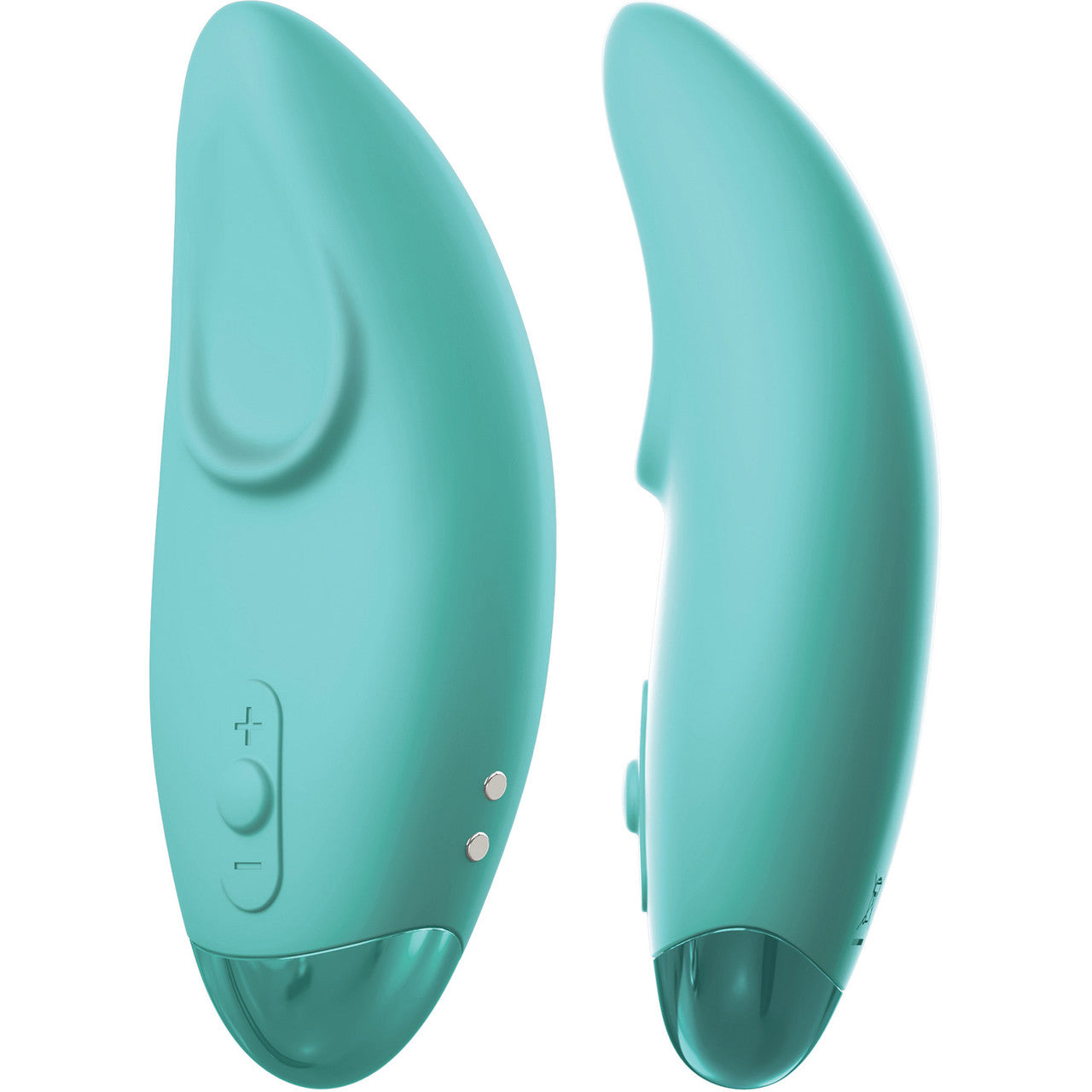 JimmyJane Form 3 Pro Rechargeable Lay-On Silicone Clitoral Vibrator - Teal