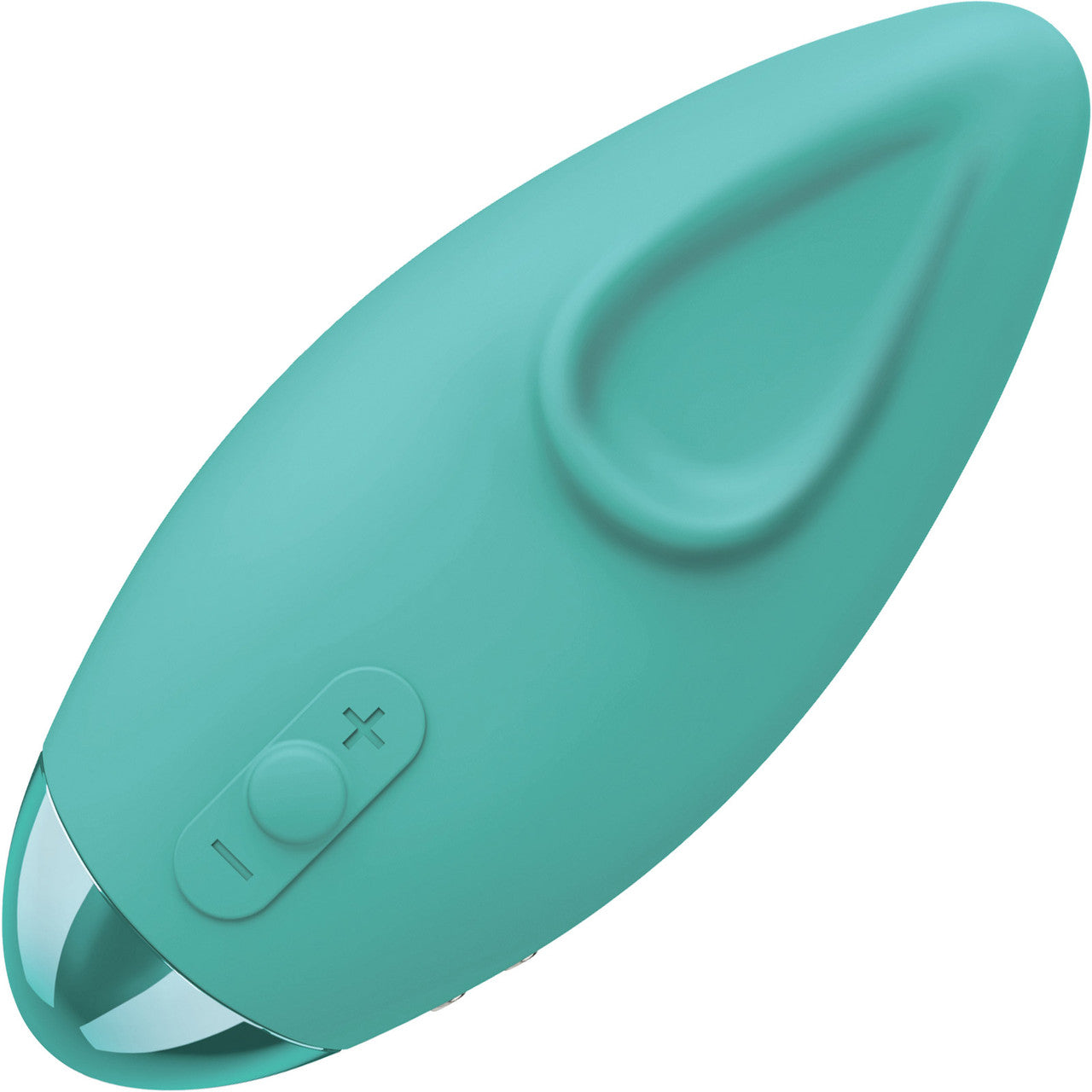 JimmyJane Form 3 Pro Rechargeable Lay-On Silicone Clitoral Vibrator - Teal