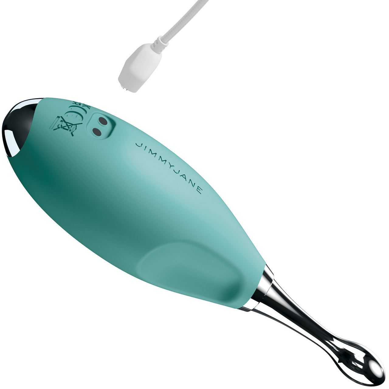 JimmyJane Focus Pro Rechargeable Sonic Clitoral Vibrator With Attachments - Teal