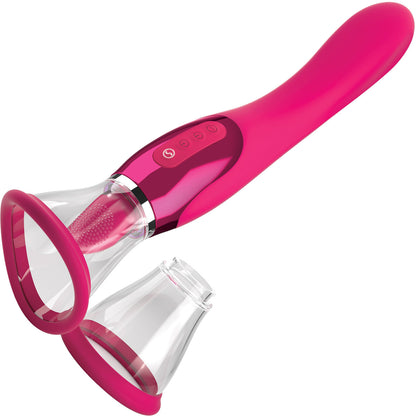 JimmyJane Apex Rechargeable Silicone Dual Oral Sex Simulator & G-Spot Vibrator