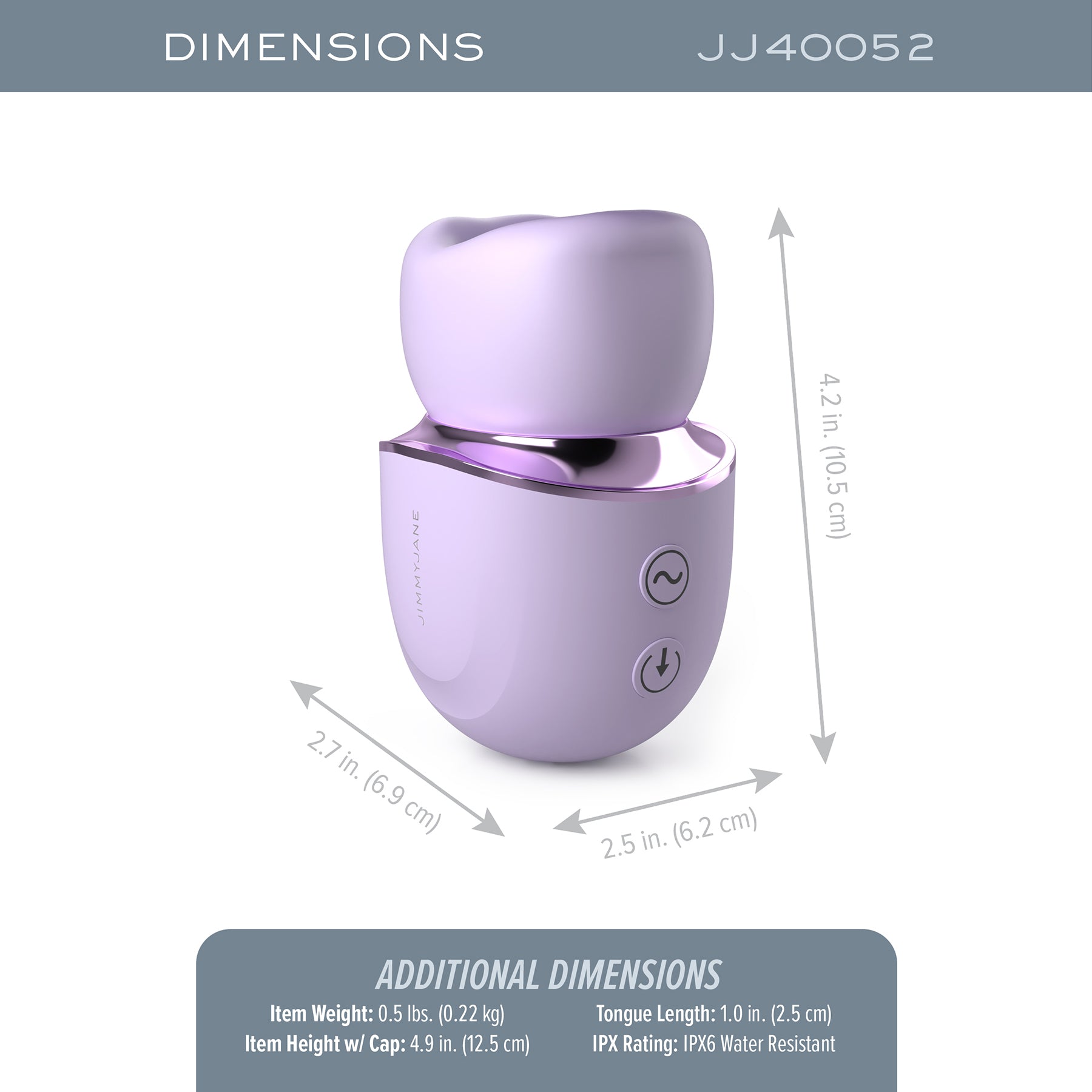 JimmyJane Hello Kiss Pro Rechargeable Silicone Clitoral Stimulator