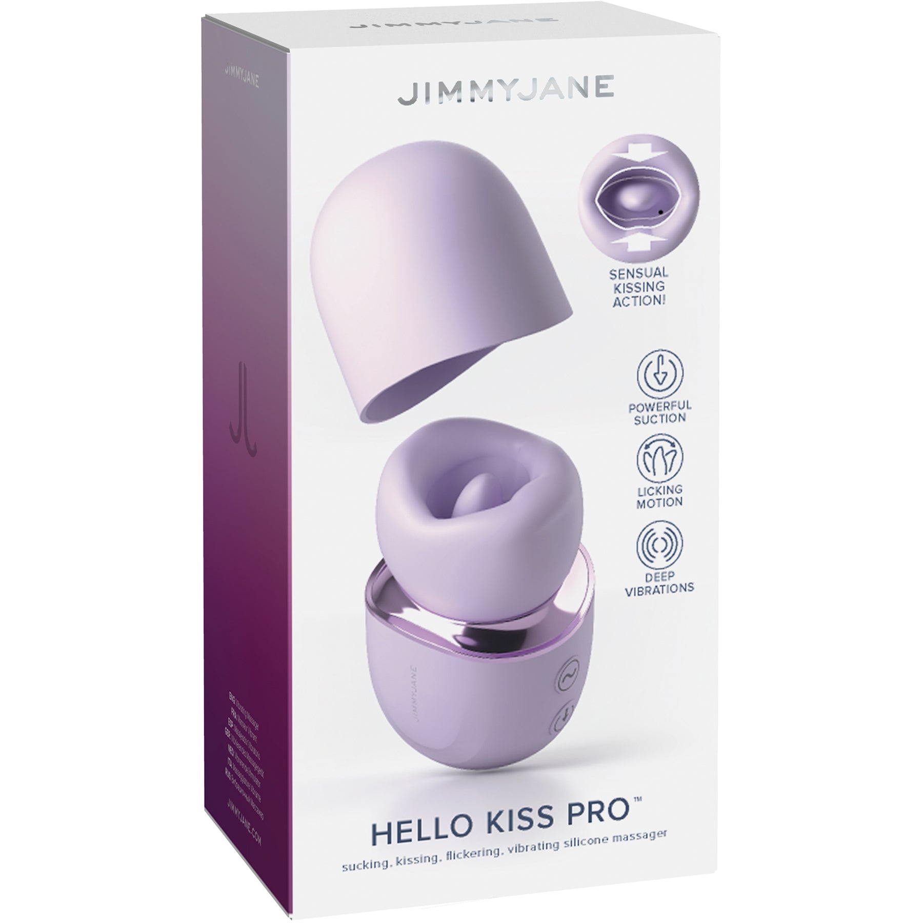 JimmyJane Hello Kiss Pro Rechargeable Silicone Clitoral Stimulator