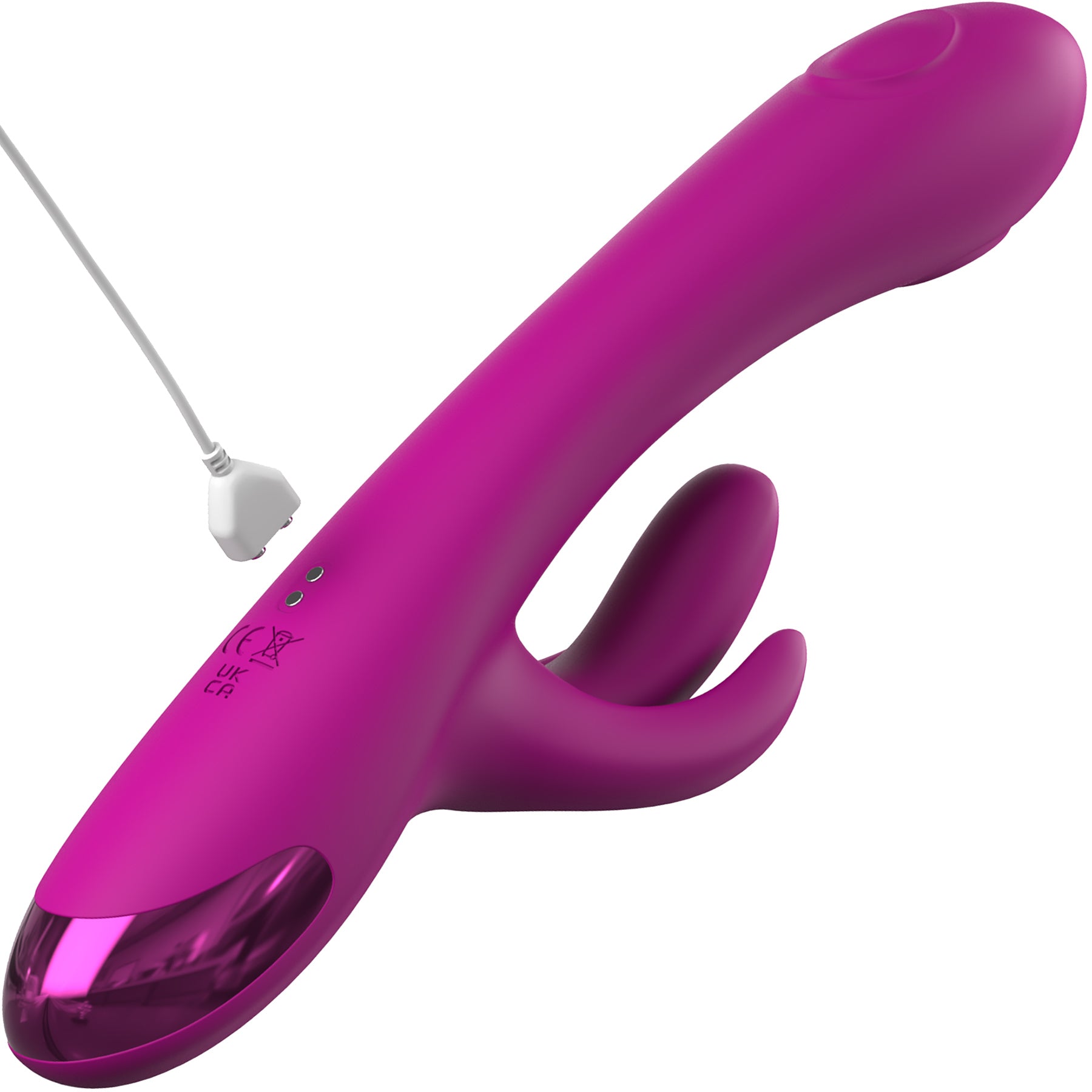 JimmyJane Touch-Me Pro Pulsing Waterproof Silicone Rabbit Vibrator