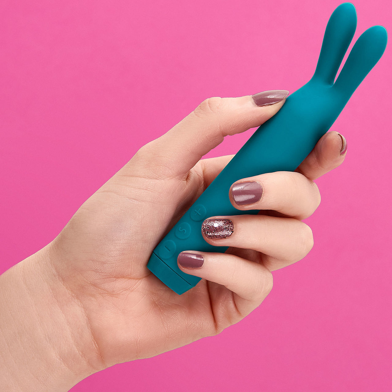 Je Joue Rabbit Bullet Waterproof Rechargeable Silicone Mini Vibrator - Teal