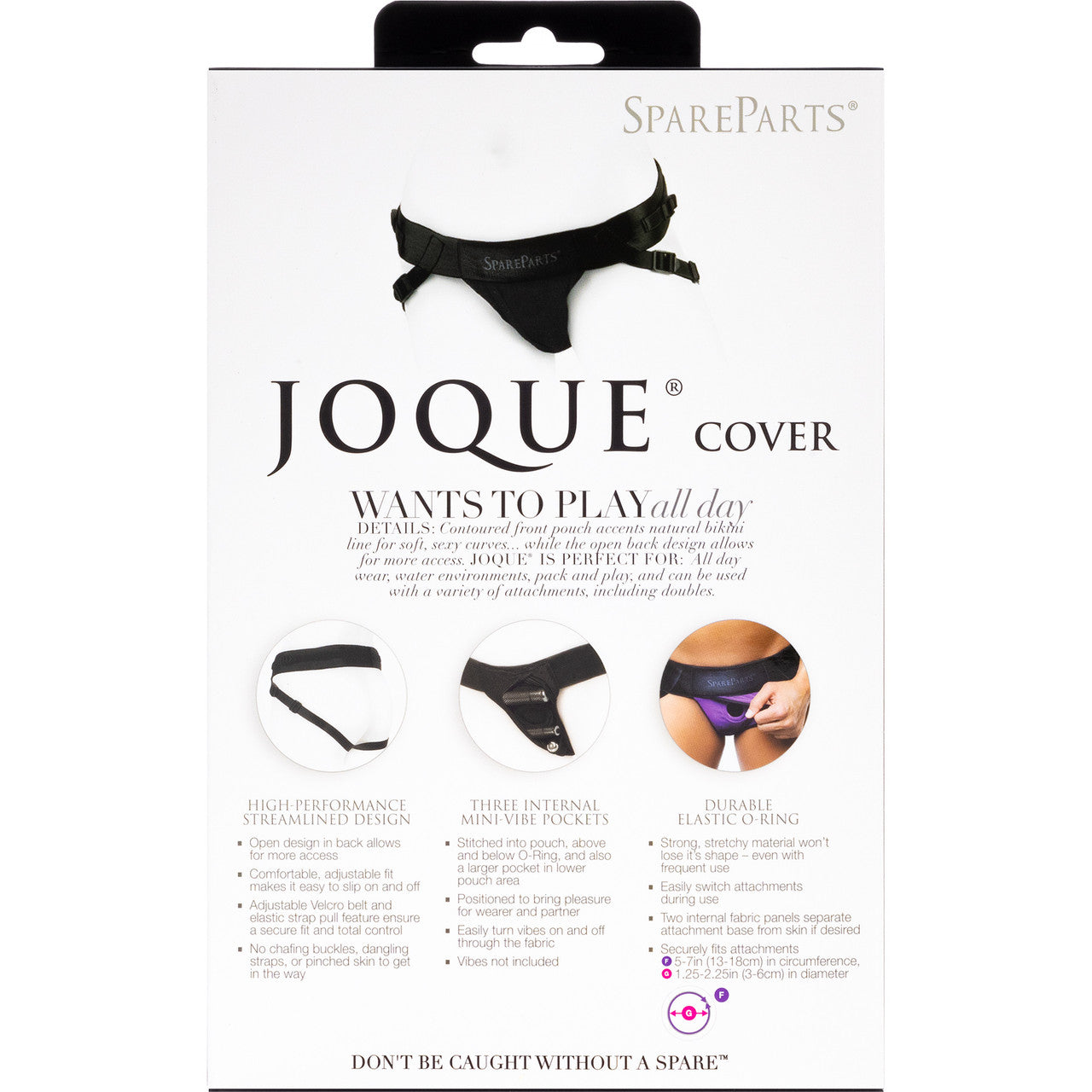 SpareParts Joque Cover Harness - Black